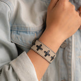 Handcrafted and Upcycled Unisex Bracelet