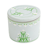 Hand Painted Terracotta Candle with Lid