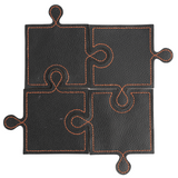 Upcycled, Stain-free and Handwoven Coasters (Set of 4)