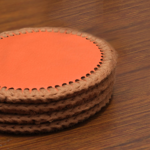 hand made Coaster Set of -4