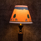 Table Lampshades with Hand Painted Artwork