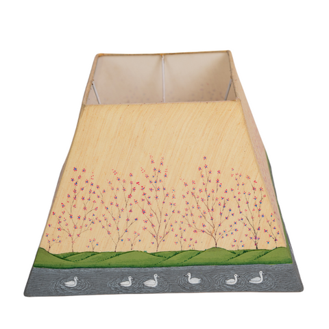 Table Lampshades with Hand Painted Artwork