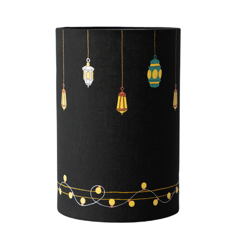 Table Lampshades with Hand Painted Artwork