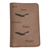 Upcycled Passport cover with wallet and Key Chain Set Of-3