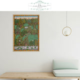 Pichwai Painting - A forest Scene with Temple
