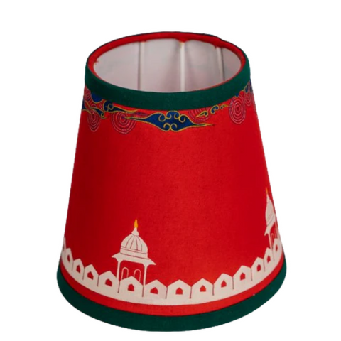 Table Lampshades with Hand Painted Artwork