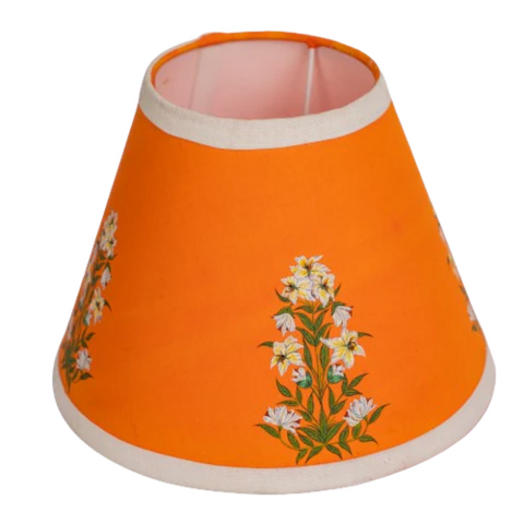 Table Lampshades with Hand Painted Artwork