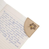 Simple Hand Embroidered and Upcycled Corner Bookmarks for Booklovers