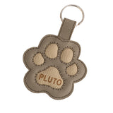 Customised Upcycled Rexine Paw Keychain