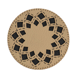 Upcycled, Stain-free and Handwoven Coasters (set of 4)