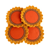 Hand made Coaster Set of -4
